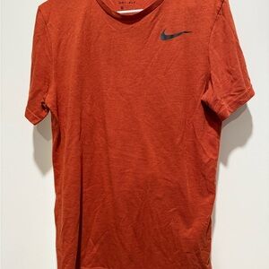 Nike Men's Orange Dri-FIT Shirt